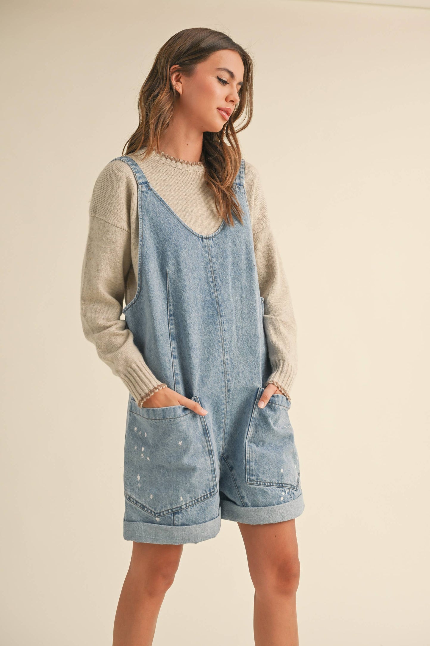 Erin Overall Romper