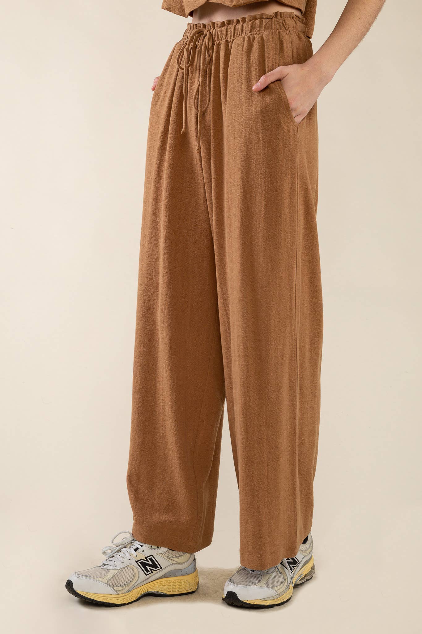 Cove Linen Pant Desert Tan