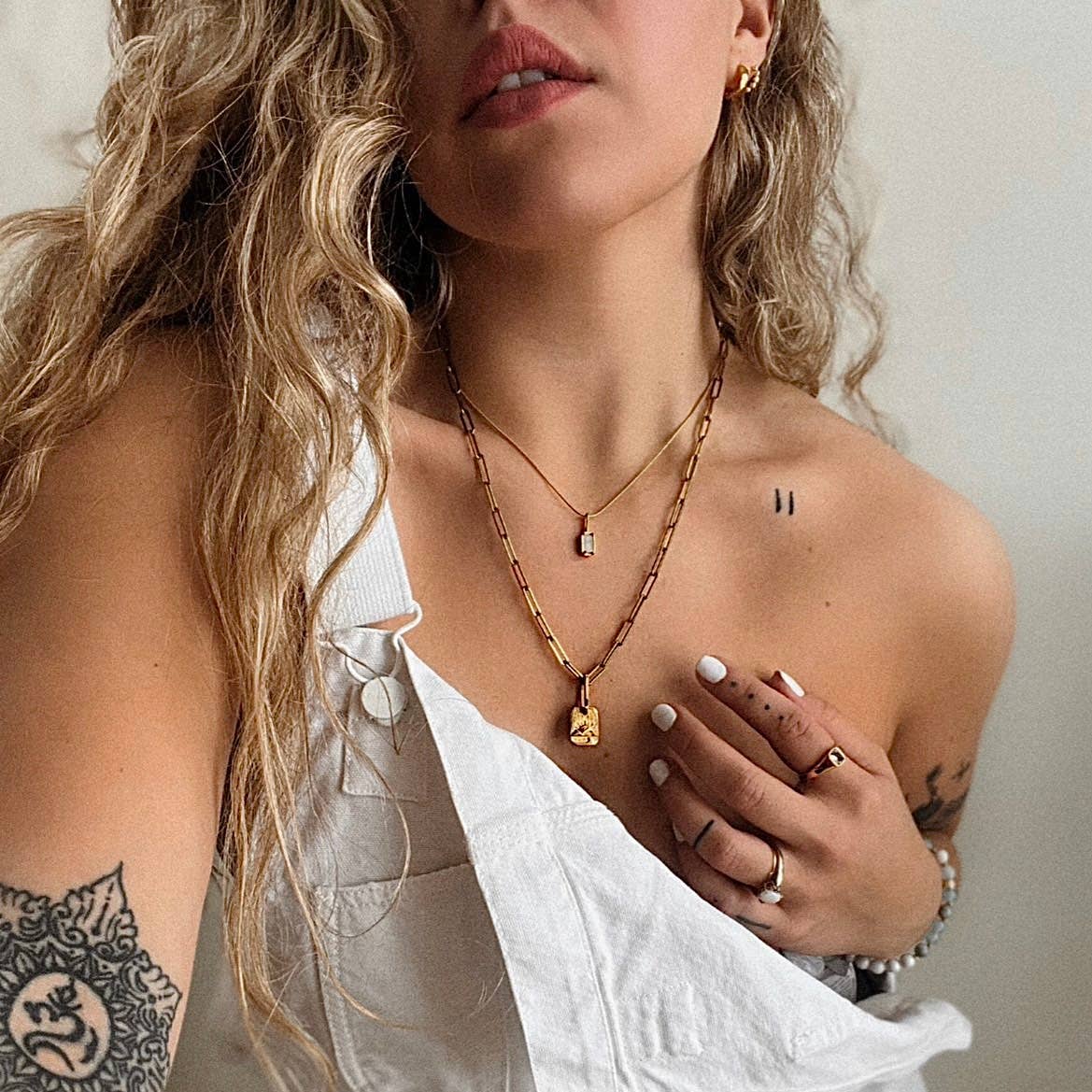 Moonstone Pendant Necklace
