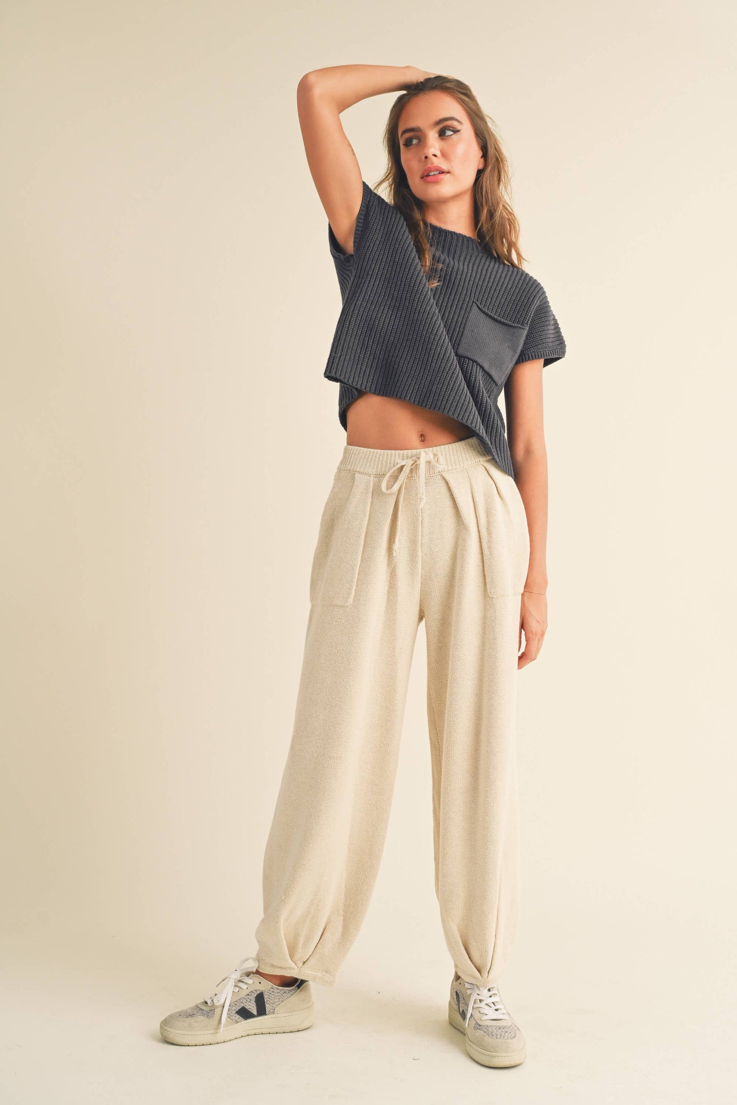 Half Moon Pant Stone