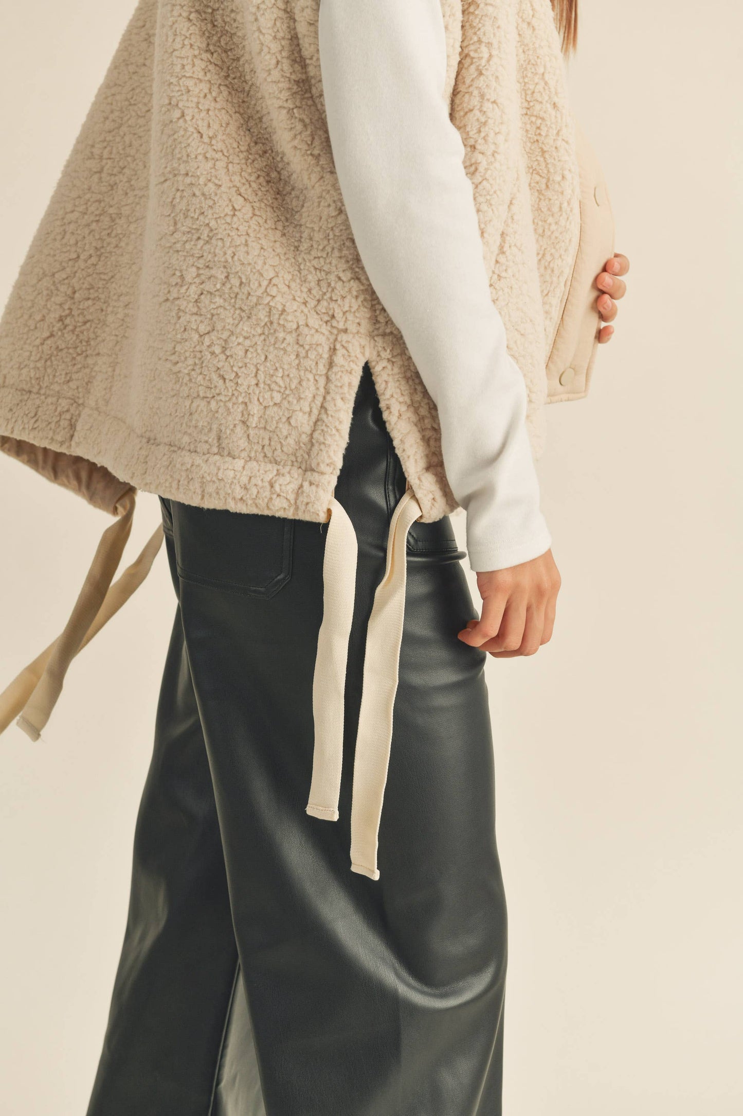Ziggy Sherpa Vest Sand