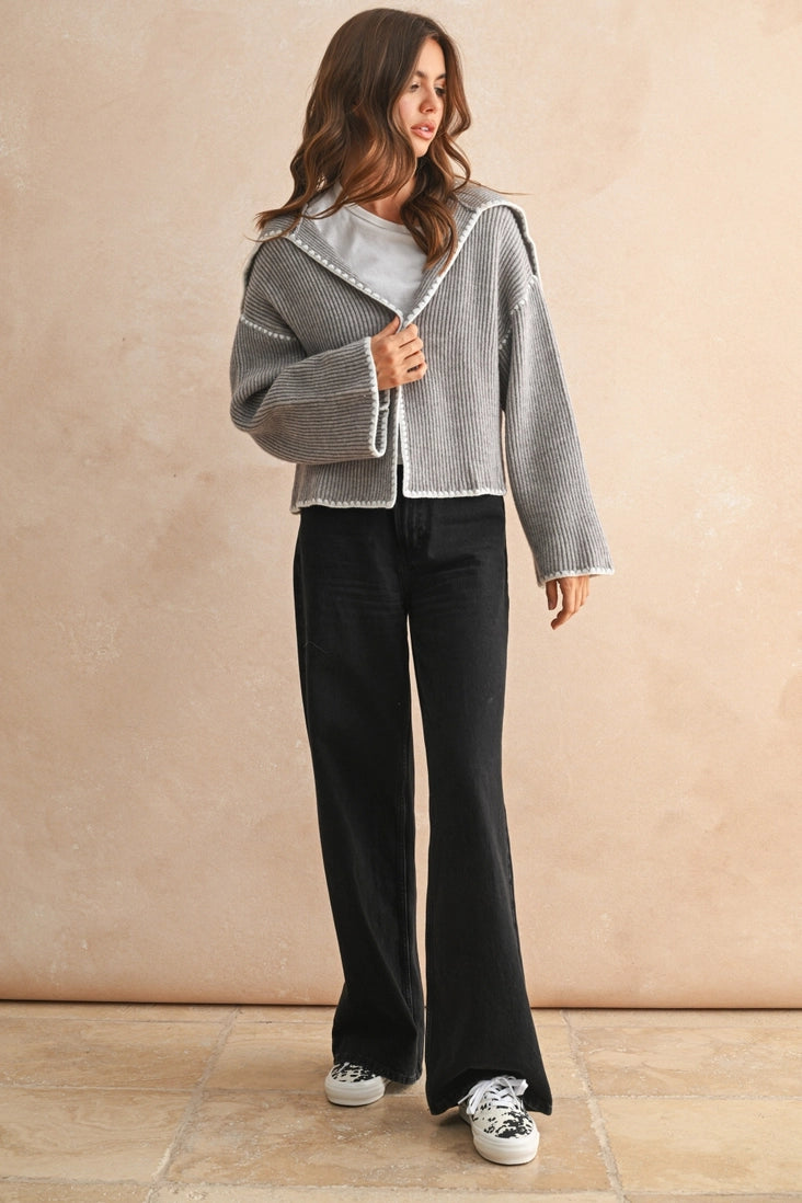 Maura Cardigan Grey