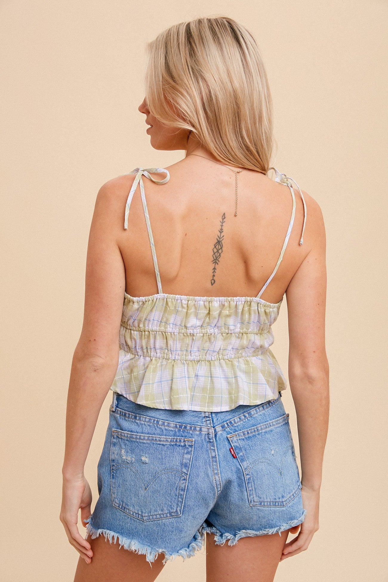 Krissi Tie Front Tank