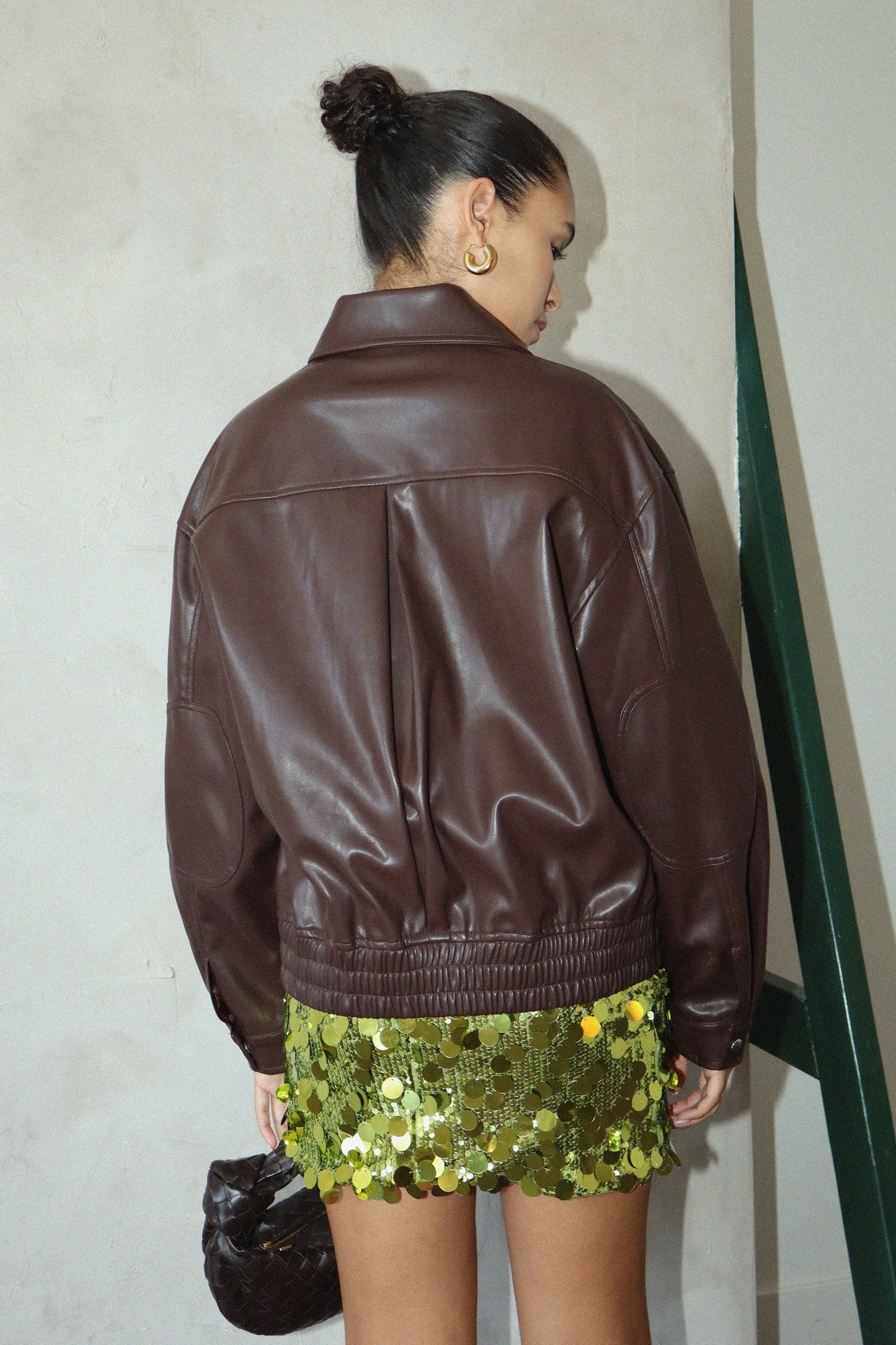 Bandit PU Bomber Jacket