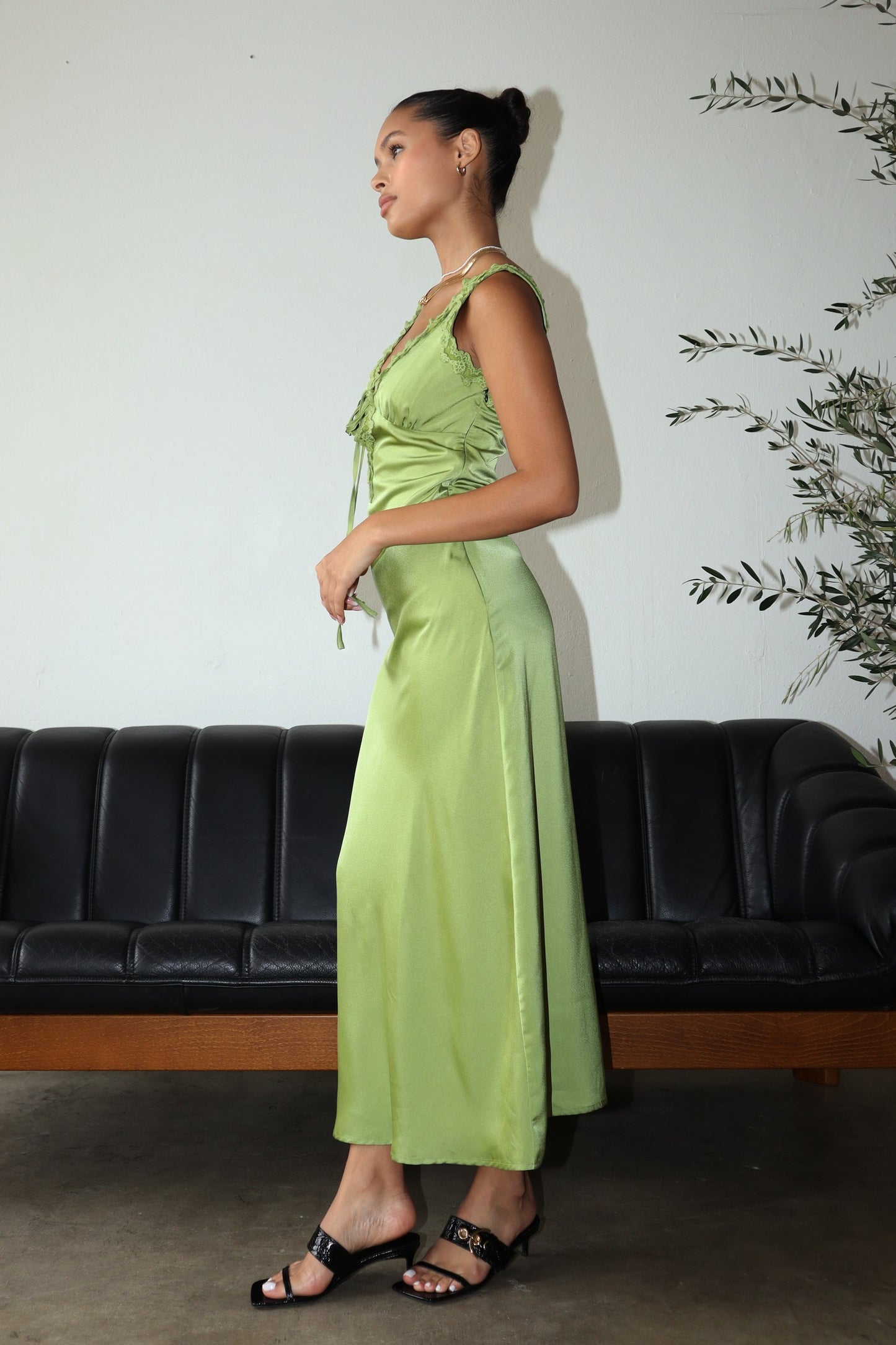 Londyn Dress Green