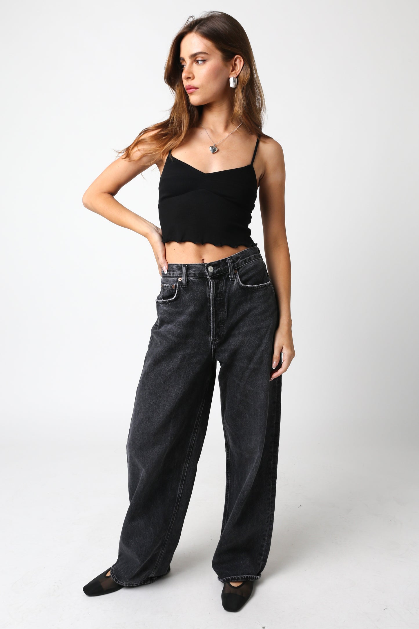 Demi Top Black