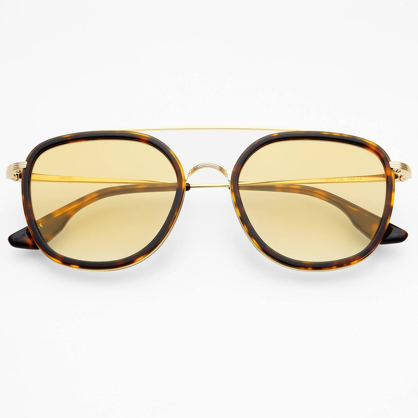 Weston Sunglasses : Dark Tortoise / Yellow Brown Gradient