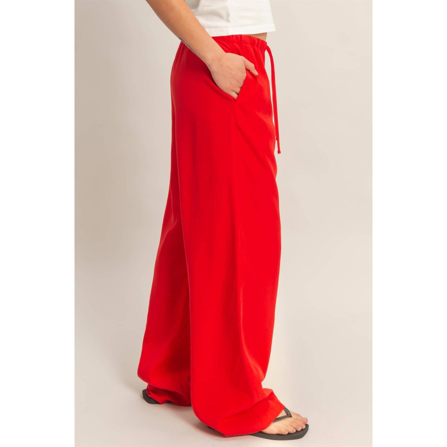 Quincy Pants Red