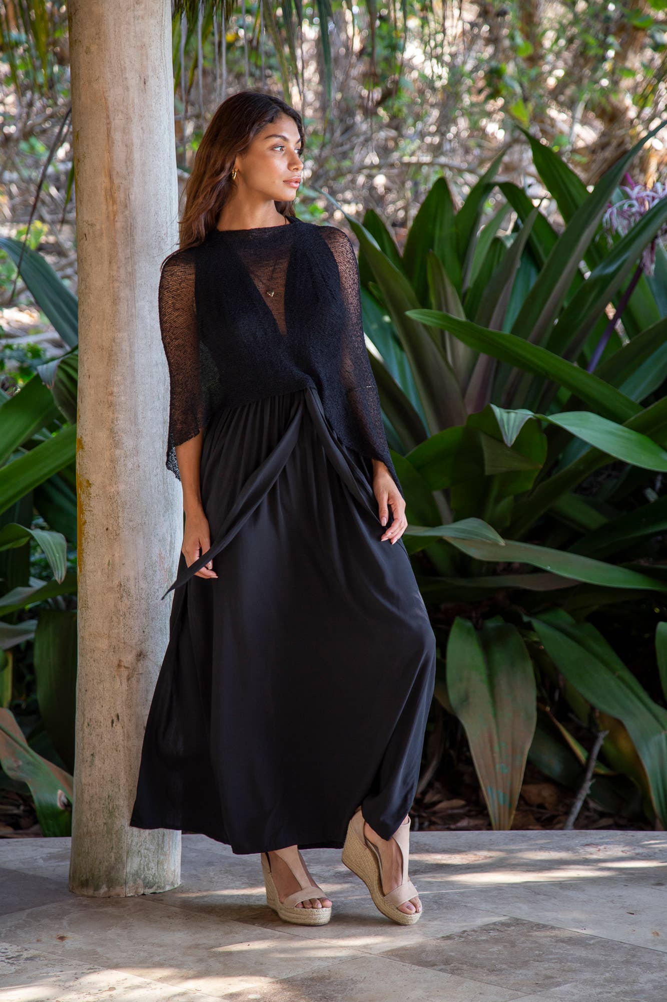 Katrina Poncho Black