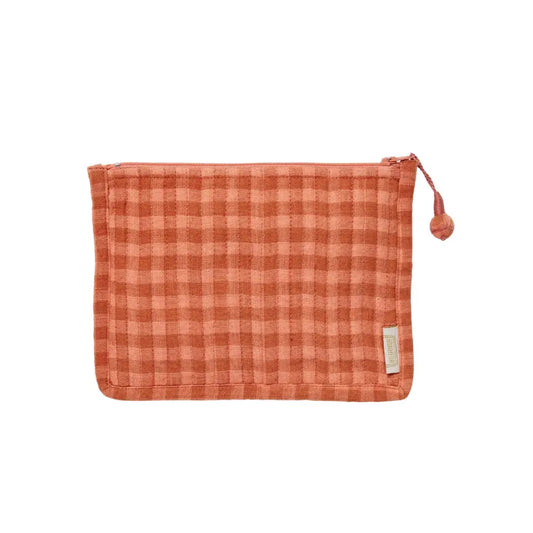 Small pouch Pink Gingham