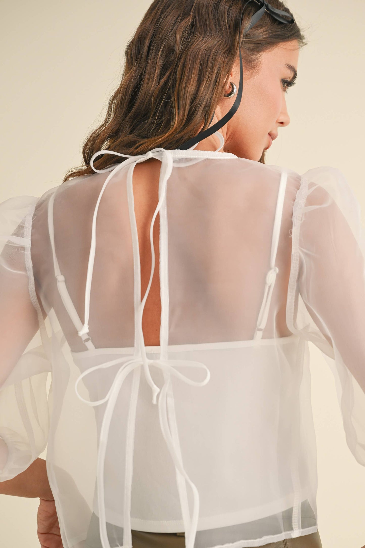 Evalyn Top White
