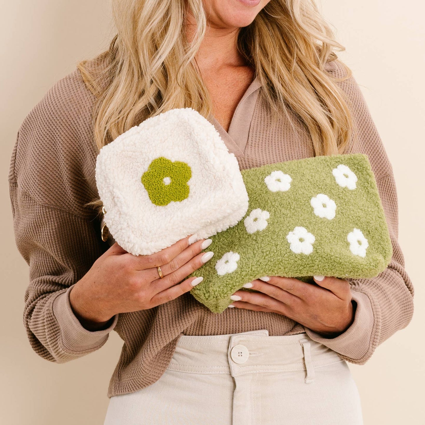 All About It Teddy Pouch Green