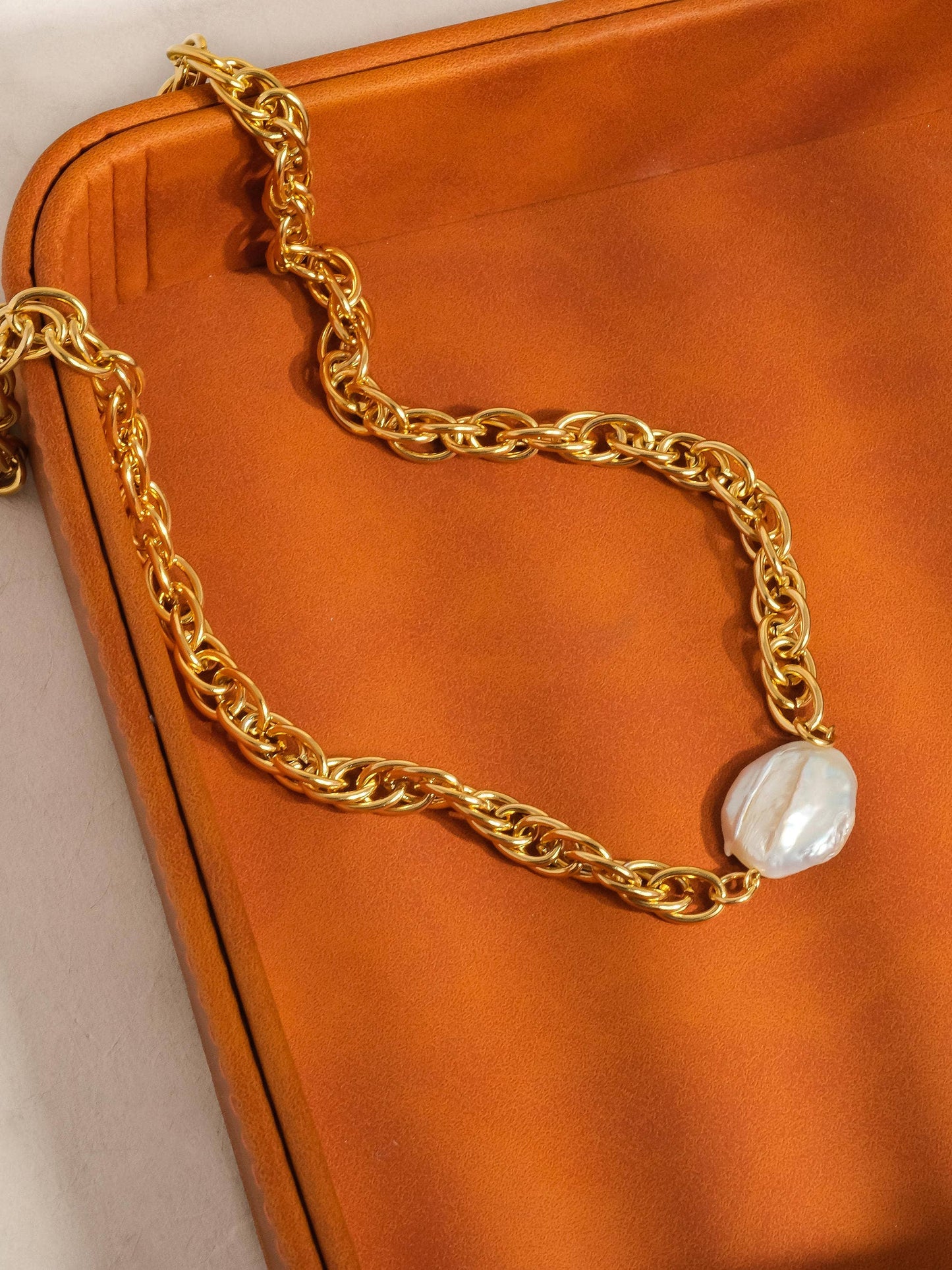 Loane Pearl Chain Necklace