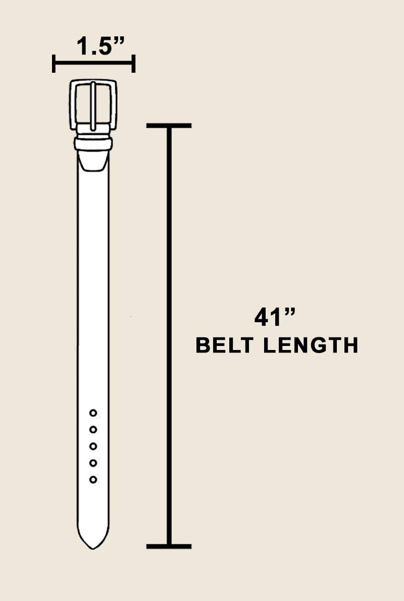 Metallic Oval Belt Brown