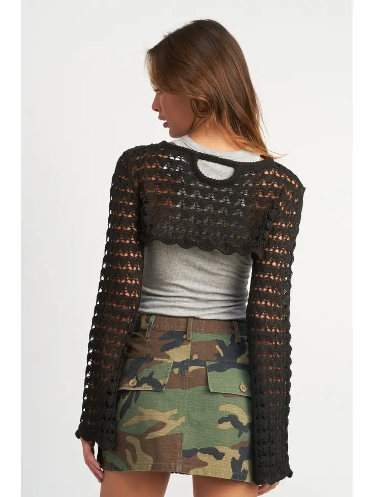 Leah Crochet Bolero