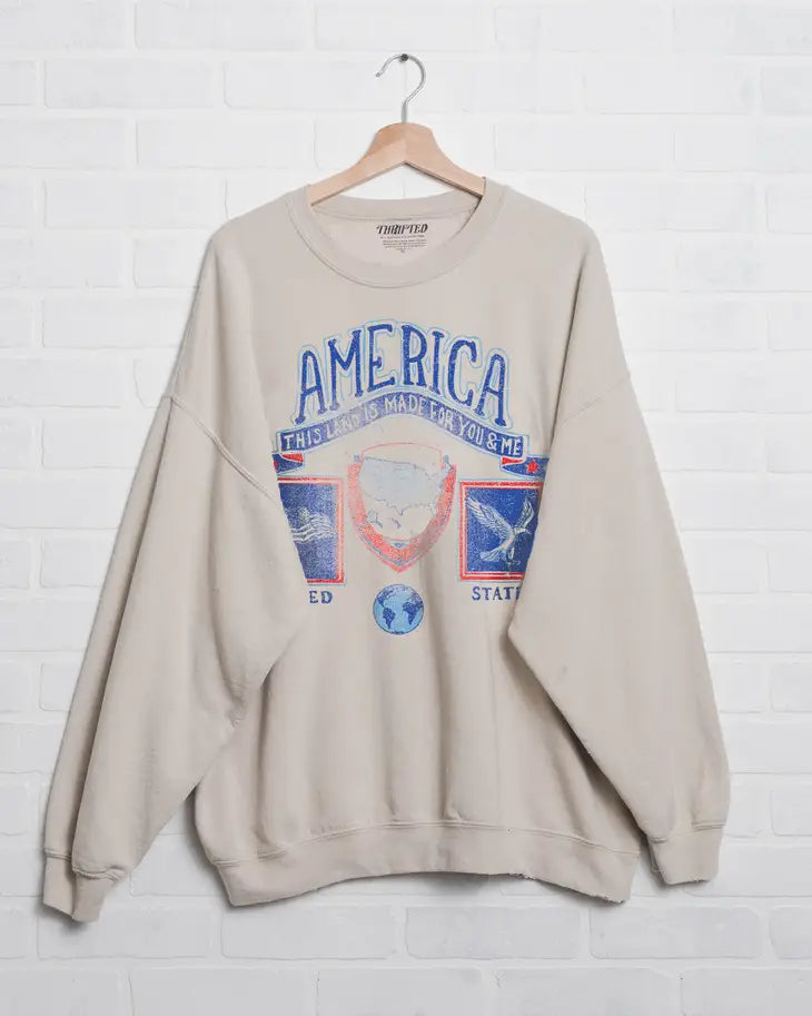 America Patch Sweatshirt