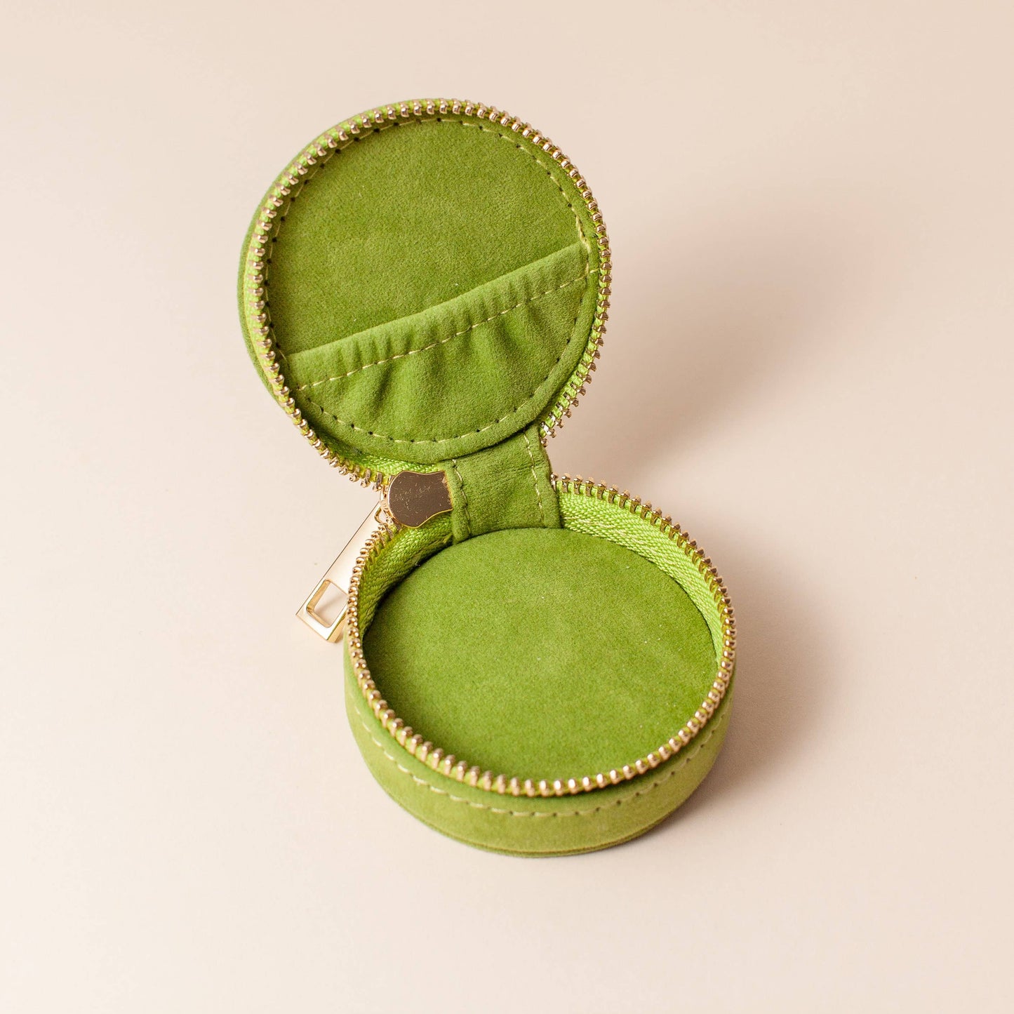 Mini Travel Jewelry Case Avocado