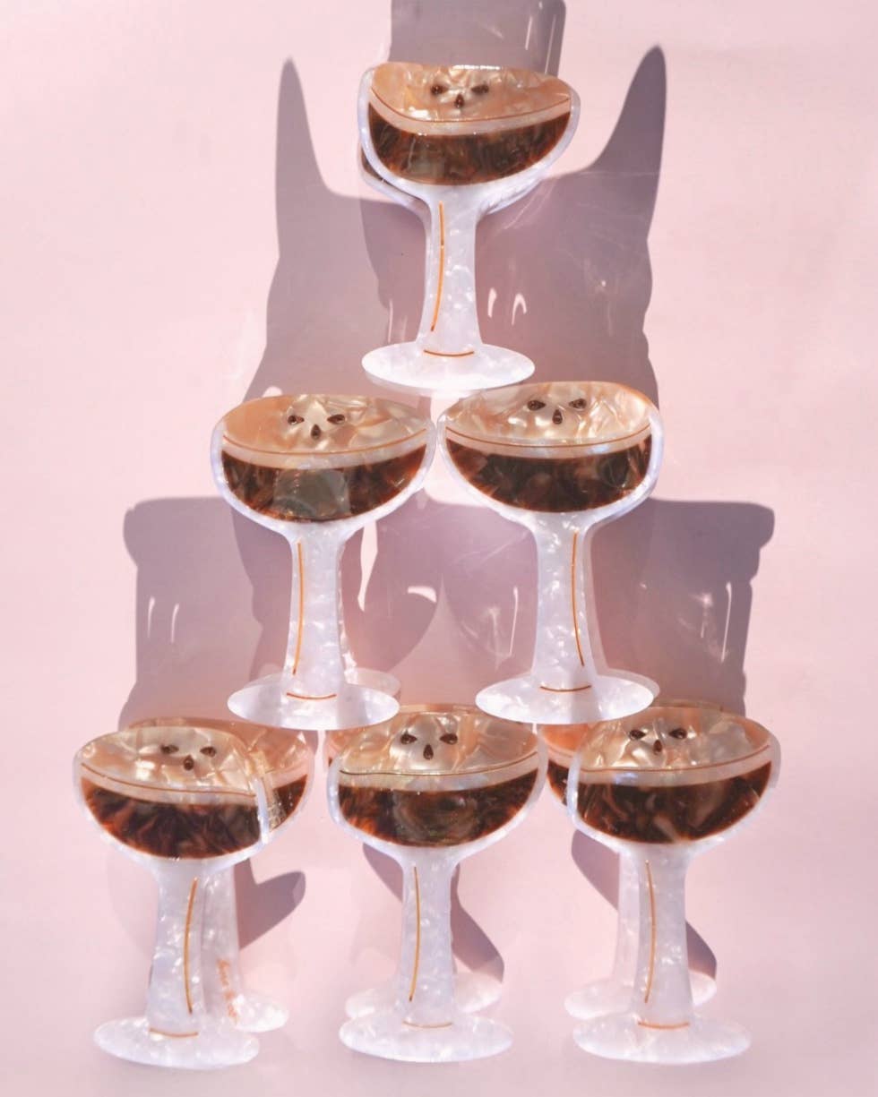 Espresso Martini Claw Clip