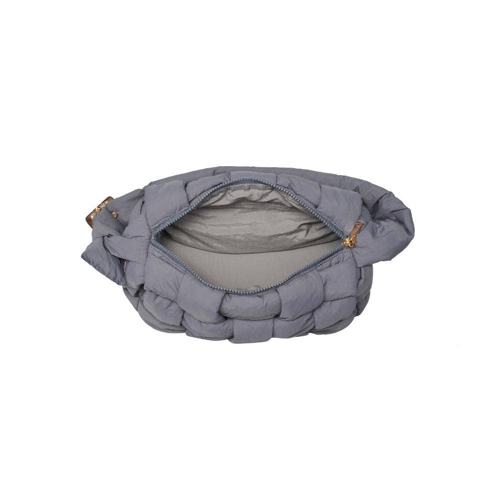 Brett Nylon Shoulder Bag Carbon
