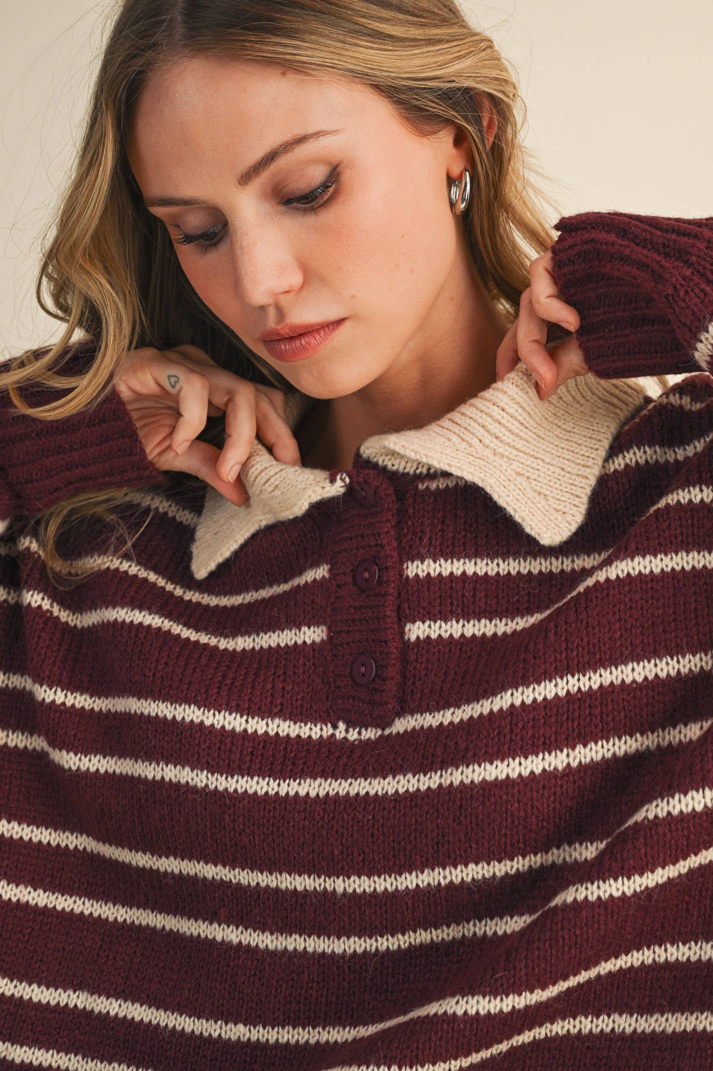 Maggie Polo Sweater