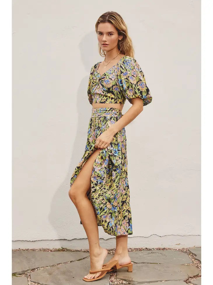 Waterlily Midi Skirt