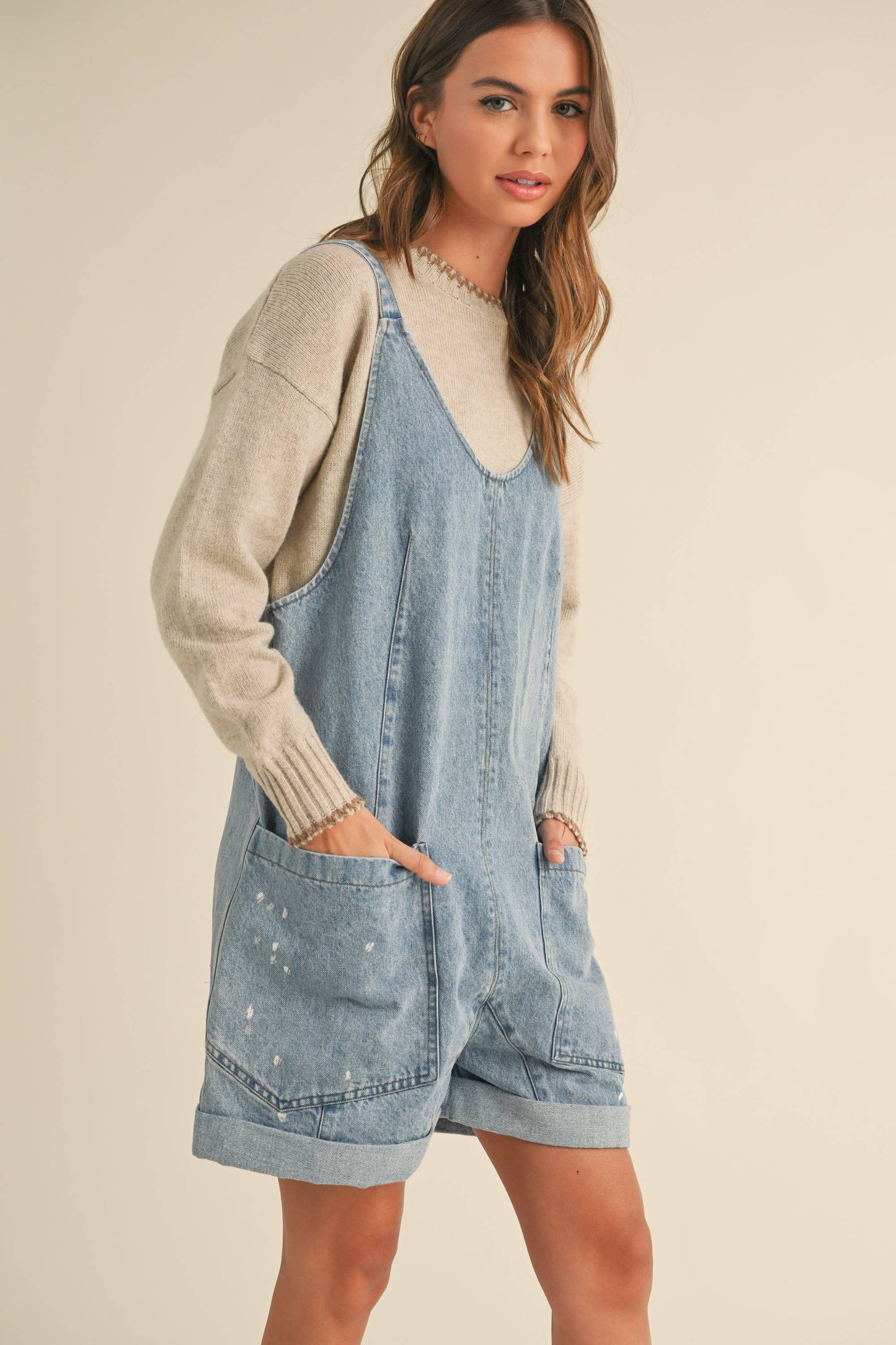Erin Overall Romper
