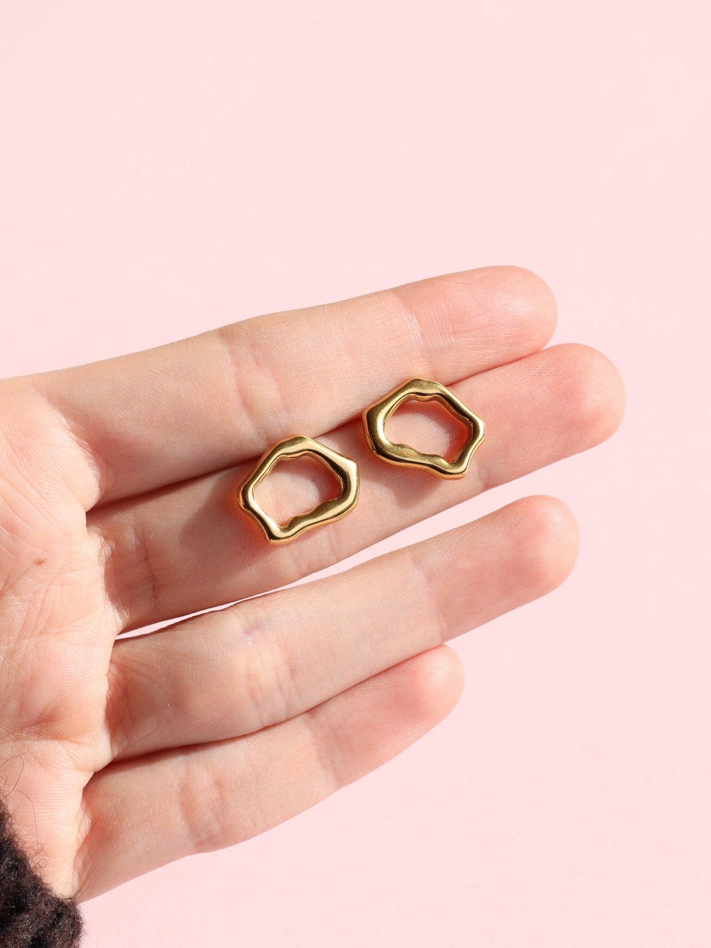 Felicity Liquid Circle Studs