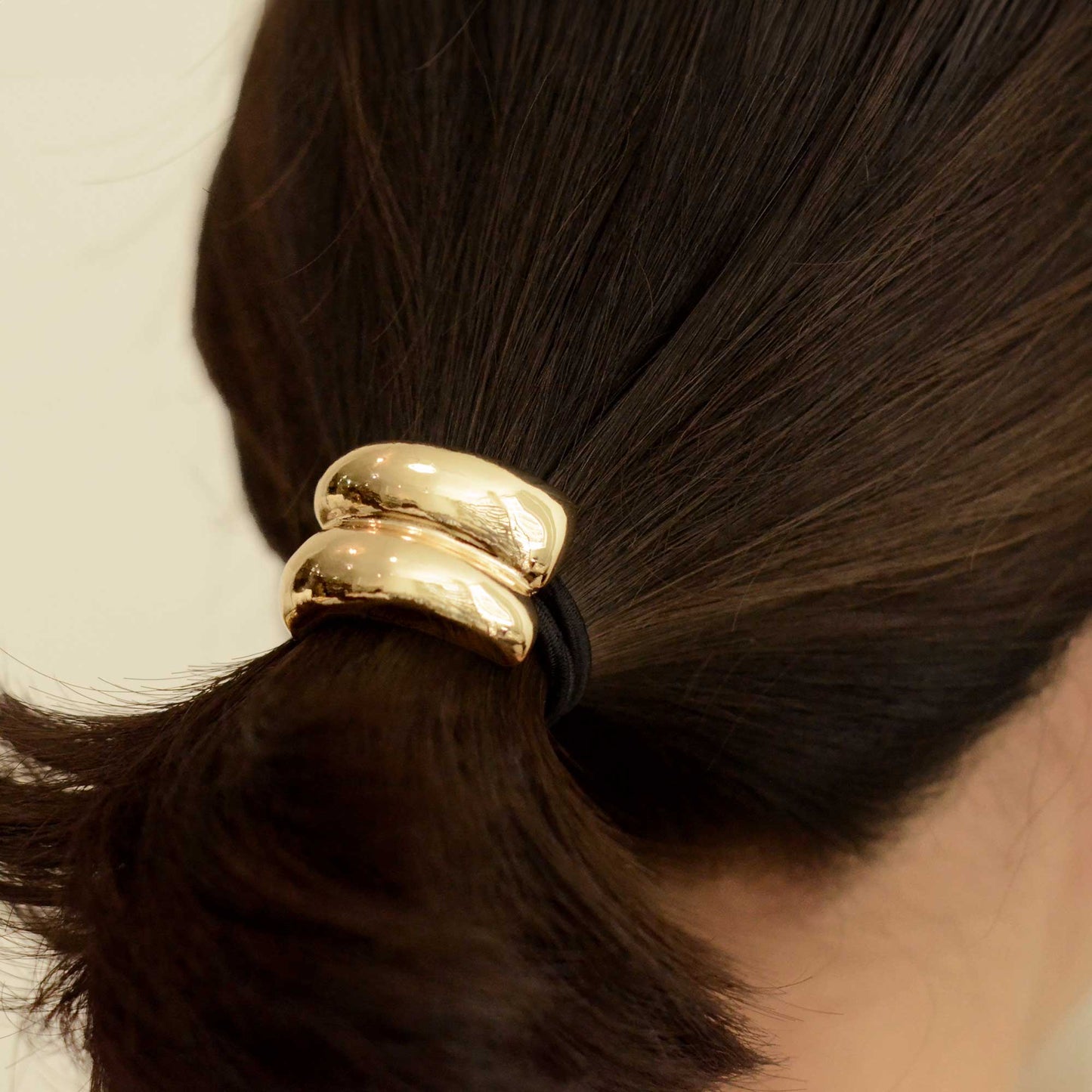 Dani Mini Hair Tie | Gold