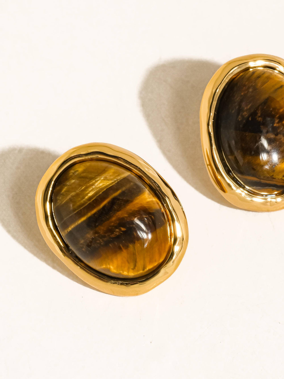 Dahlia Natural Stone Earring