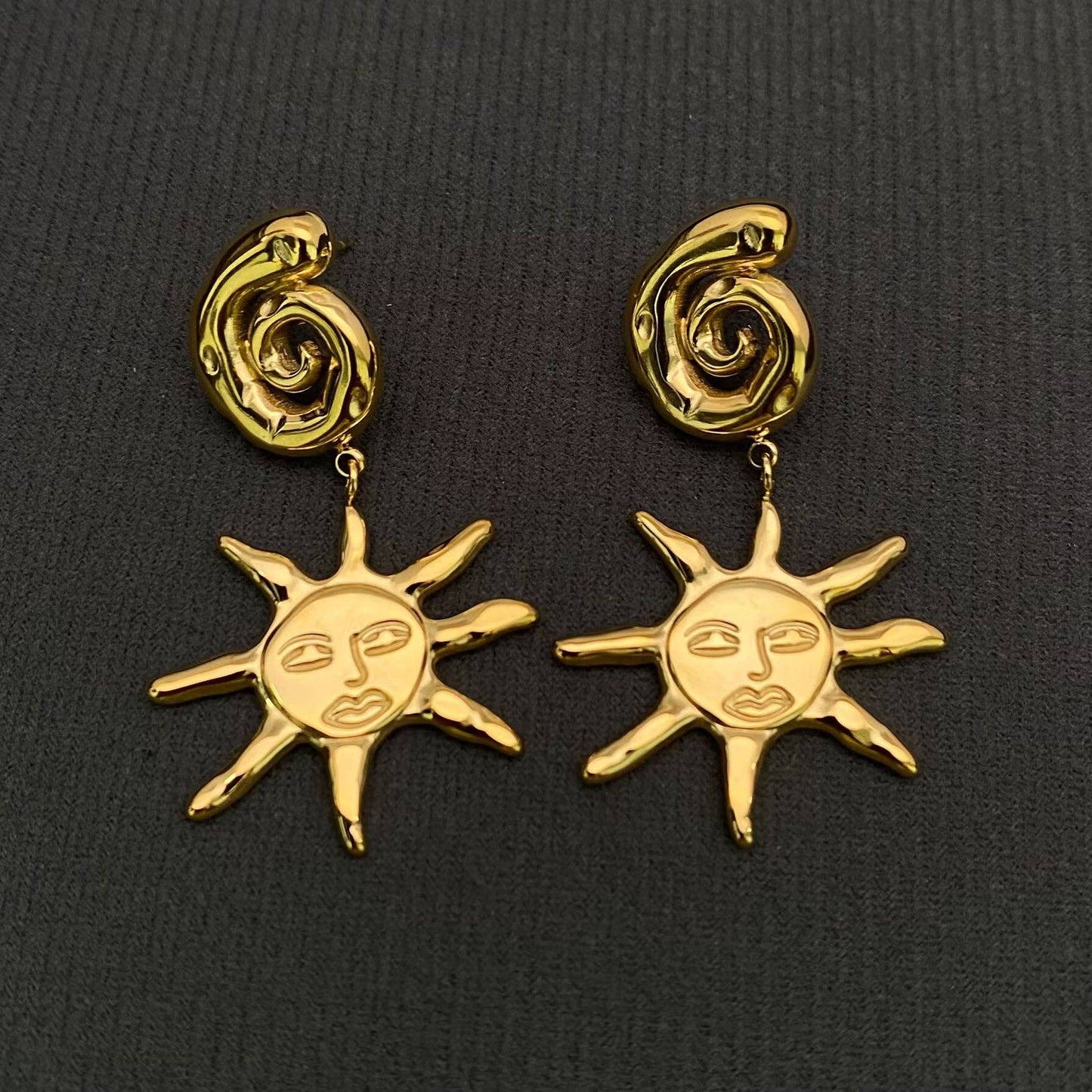 Sun Vortex Earrings