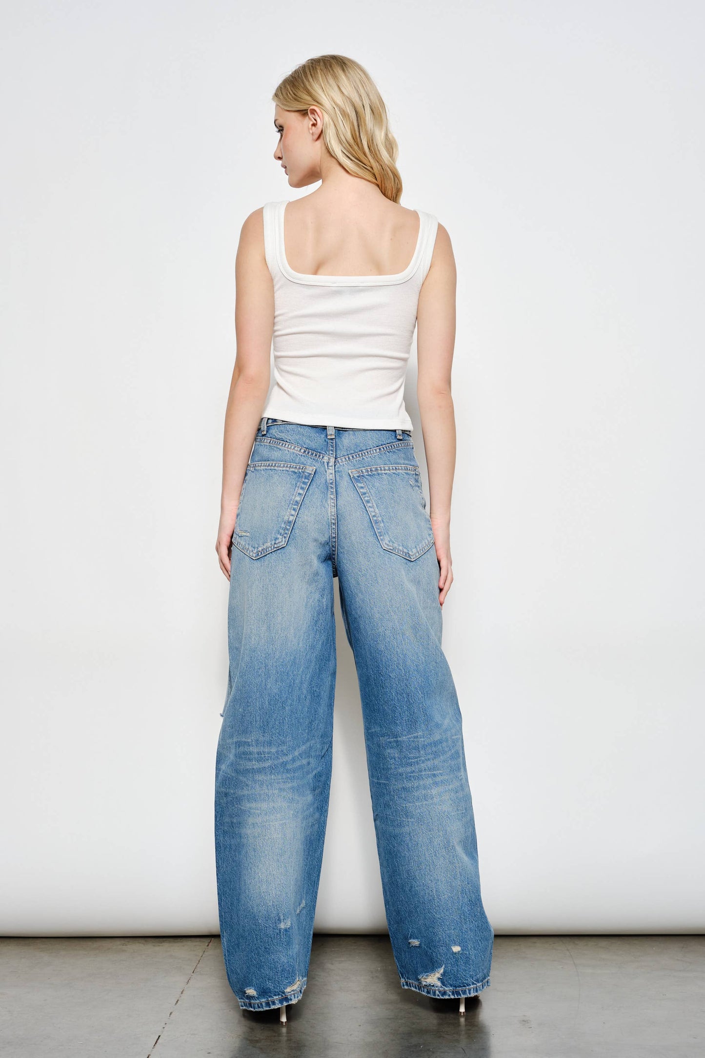 Abbie Top White