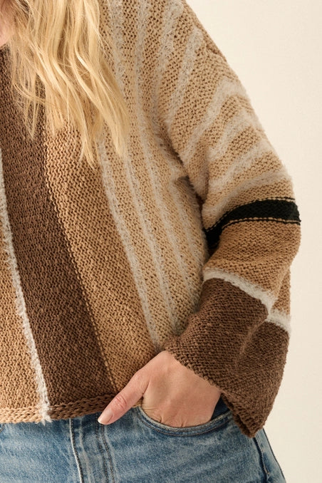 Thalia Striped Sweater