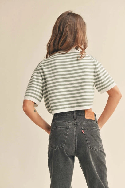 Elsie Knit Top Sage