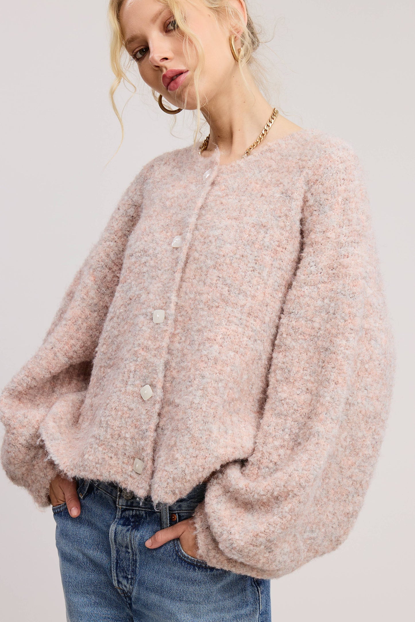 Piper Cardigan Blush