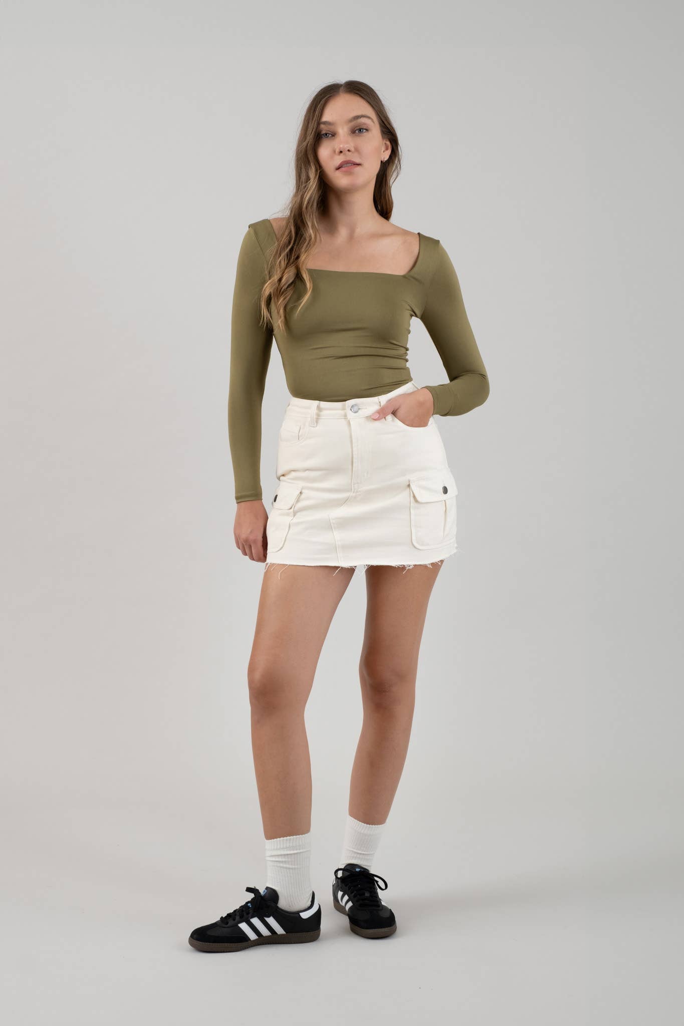 Gemma Top Olive