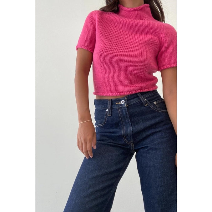 Verona Knit Top Pink