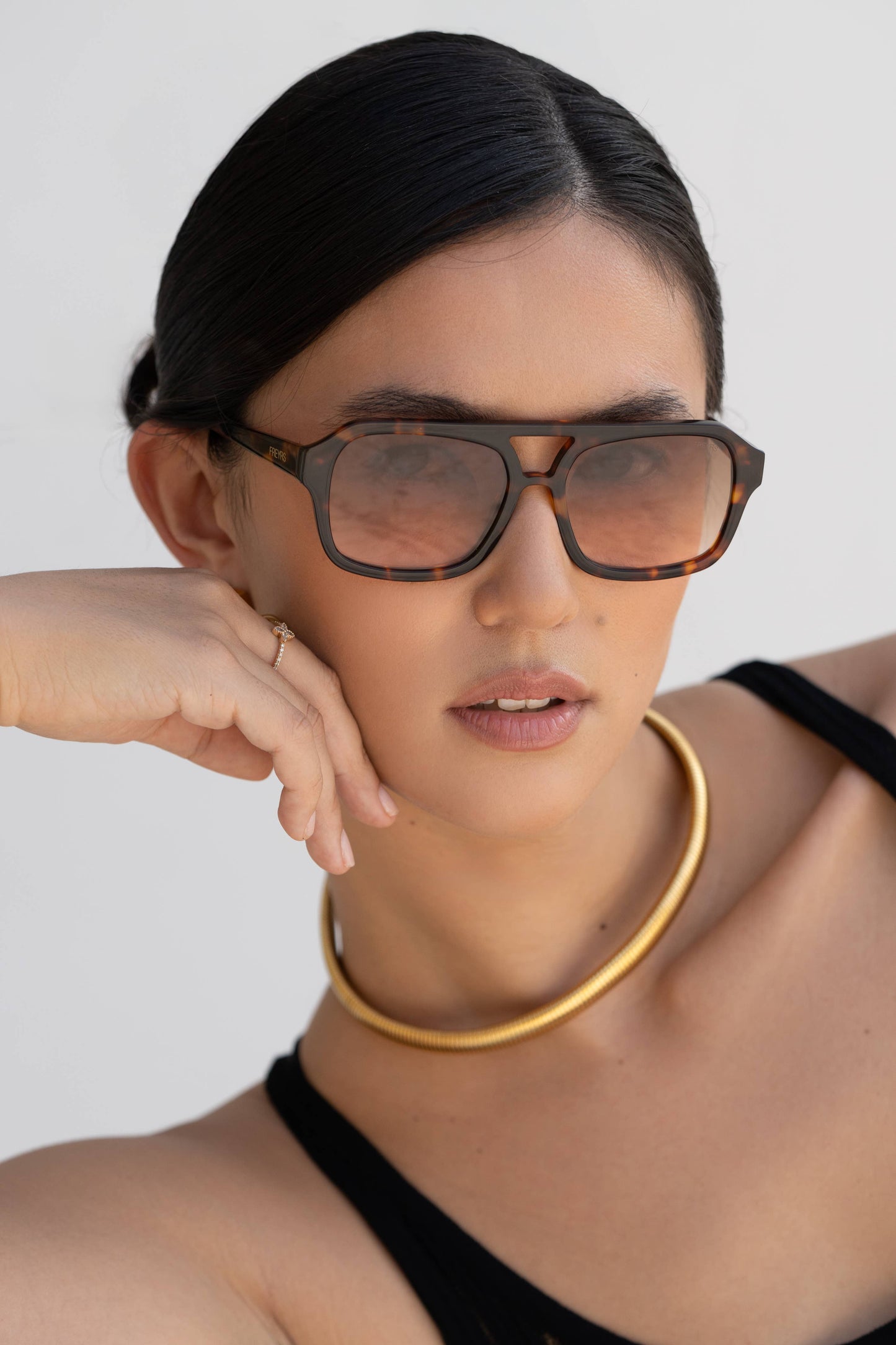 Havana Aviator Sunglasses Tortoise / Brown