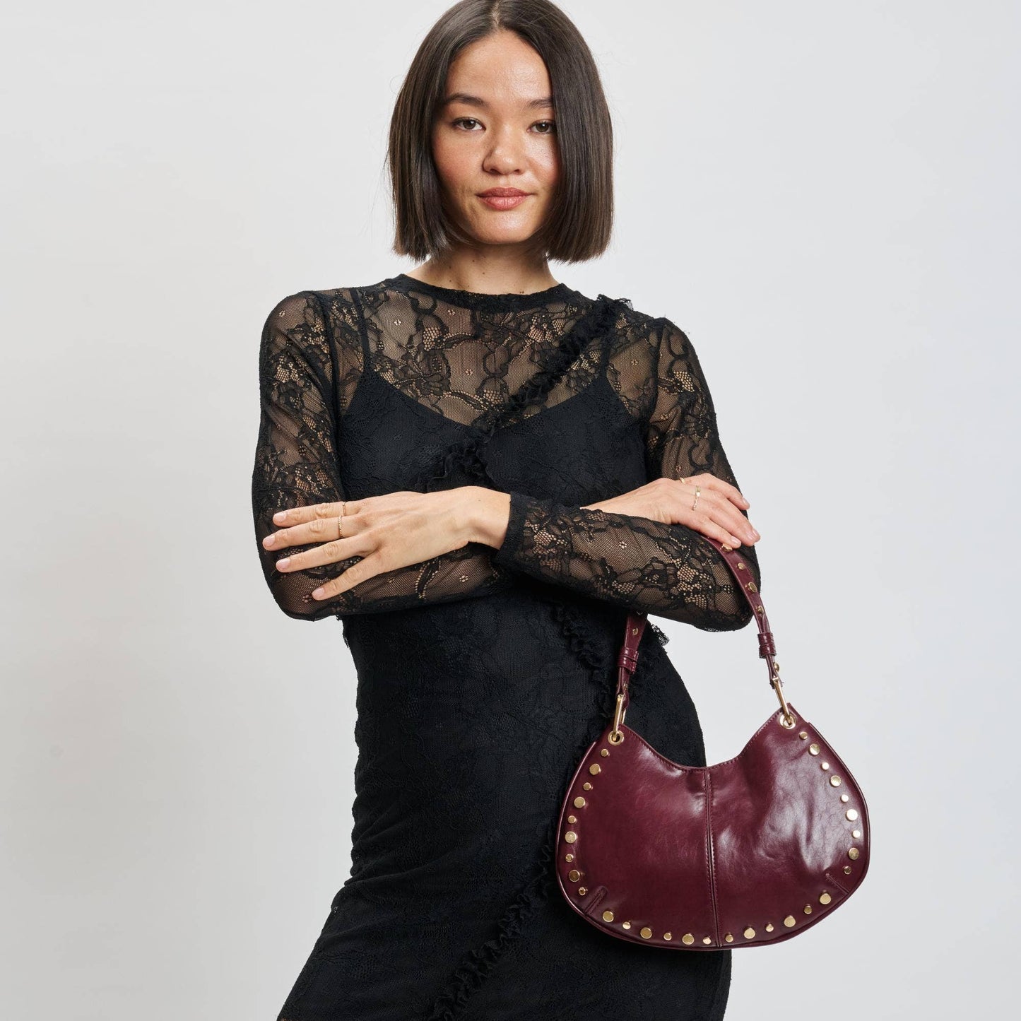 Nova Shoulder Bag Wine