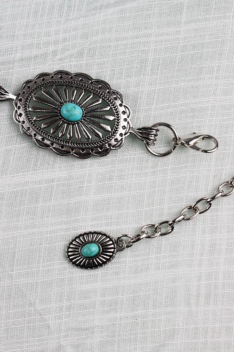 Turquoise Chain Belt