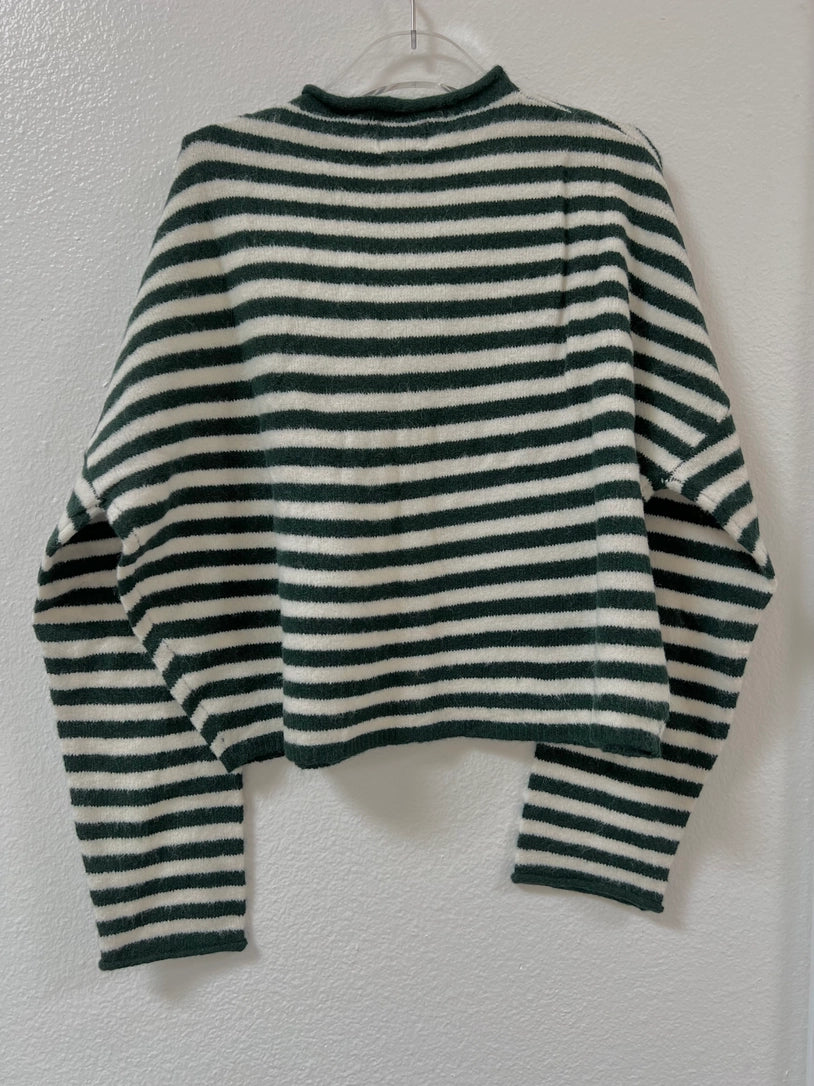 Lainey Cardigan Forest Stripe