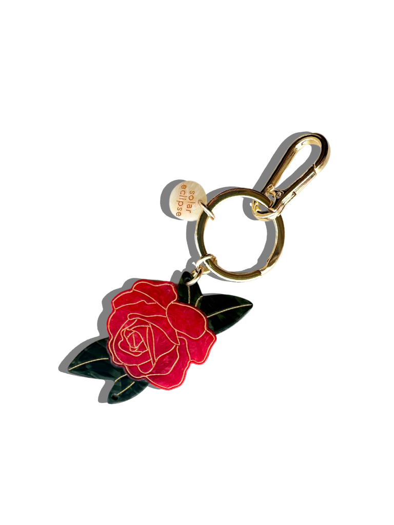 Rose Bag Charm + Keychain