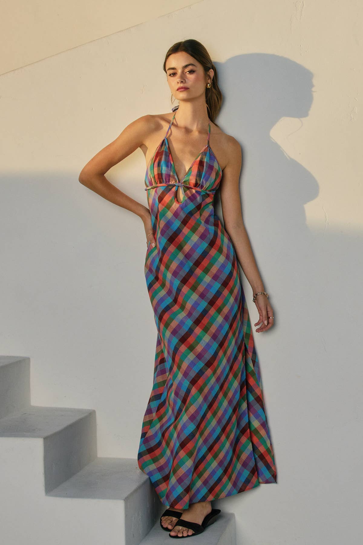 kenzie maxi dress S Holiday 2022 Tawni Sleeveless Linen Maxi Color:wine Low Iron If Needed