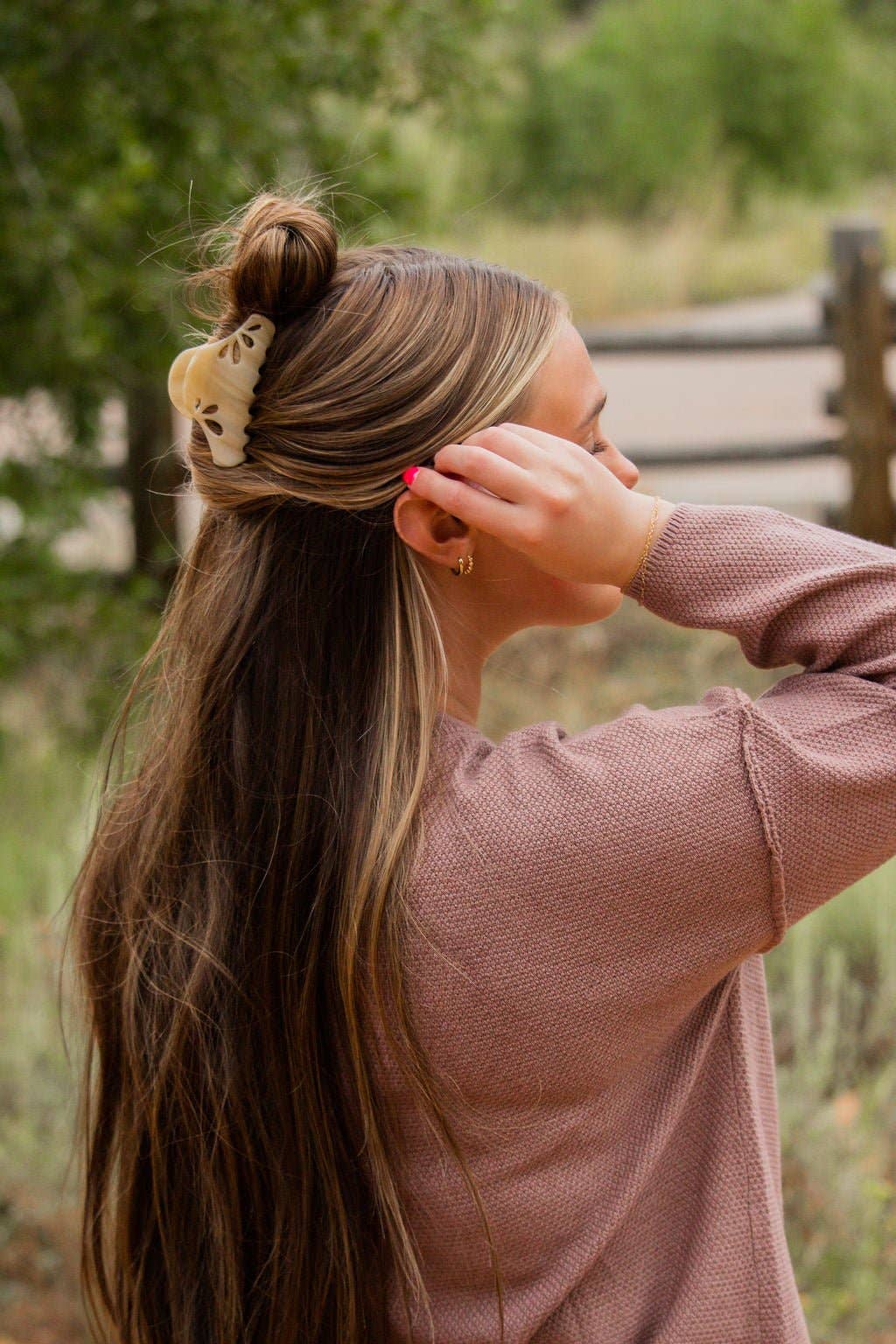 Spring Petals Claw Clip