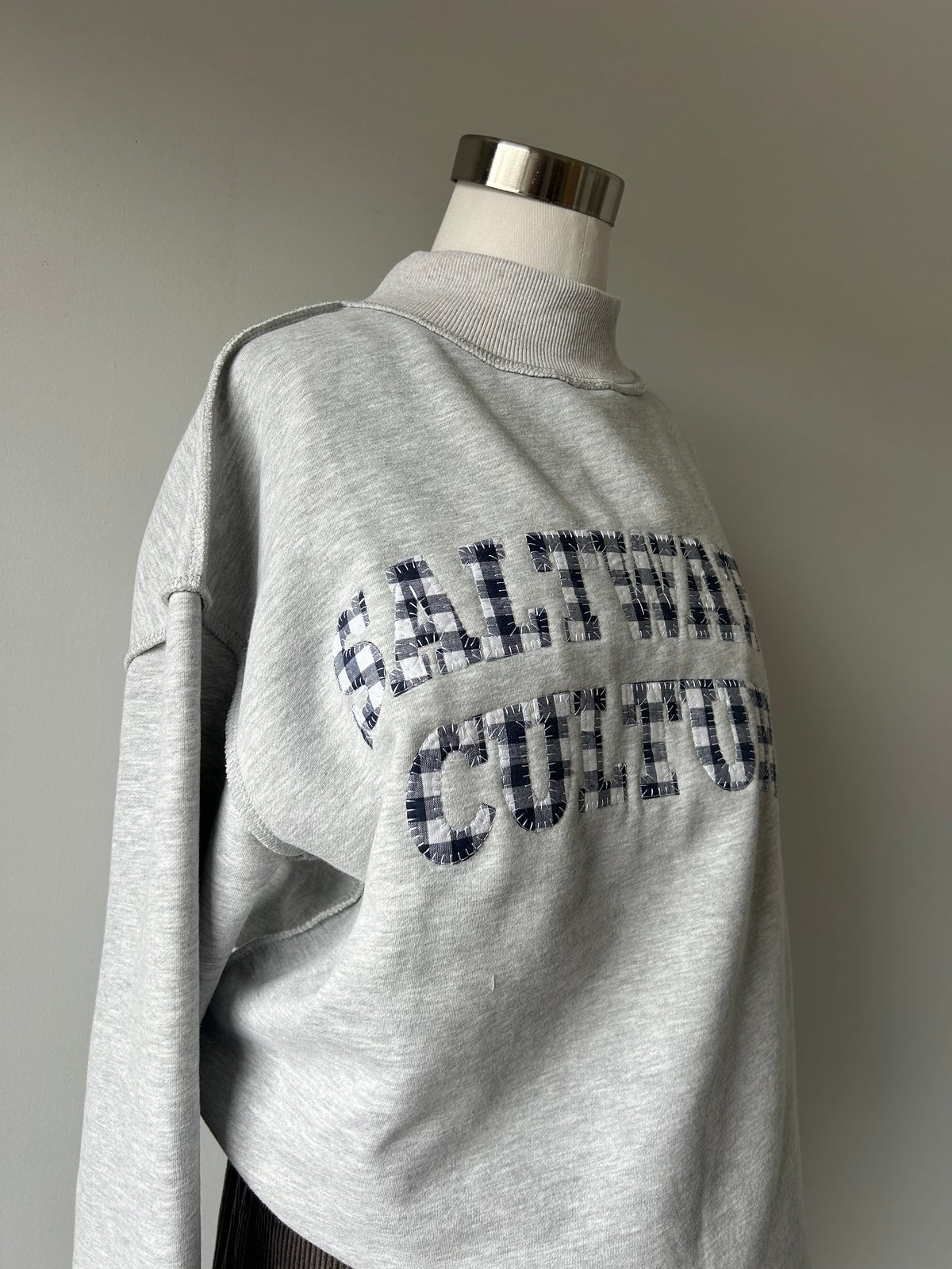 SC Mock Sweatshirt Gingham