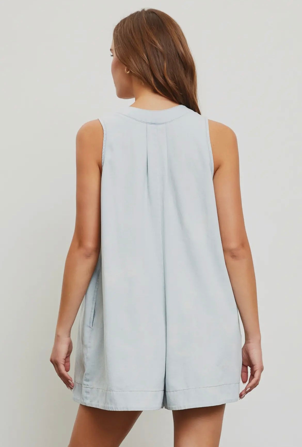 Savannah Denim Romper
