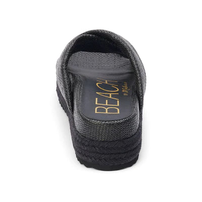 Hali Platform Sandal Black