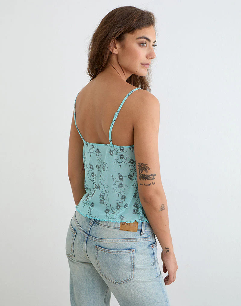 Merida Top Blue