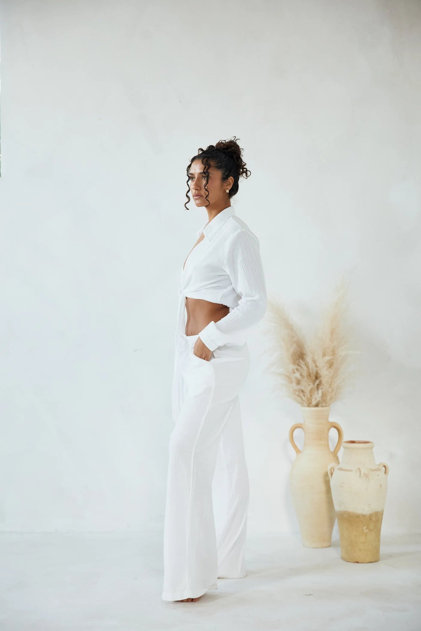 Chiara Pant White