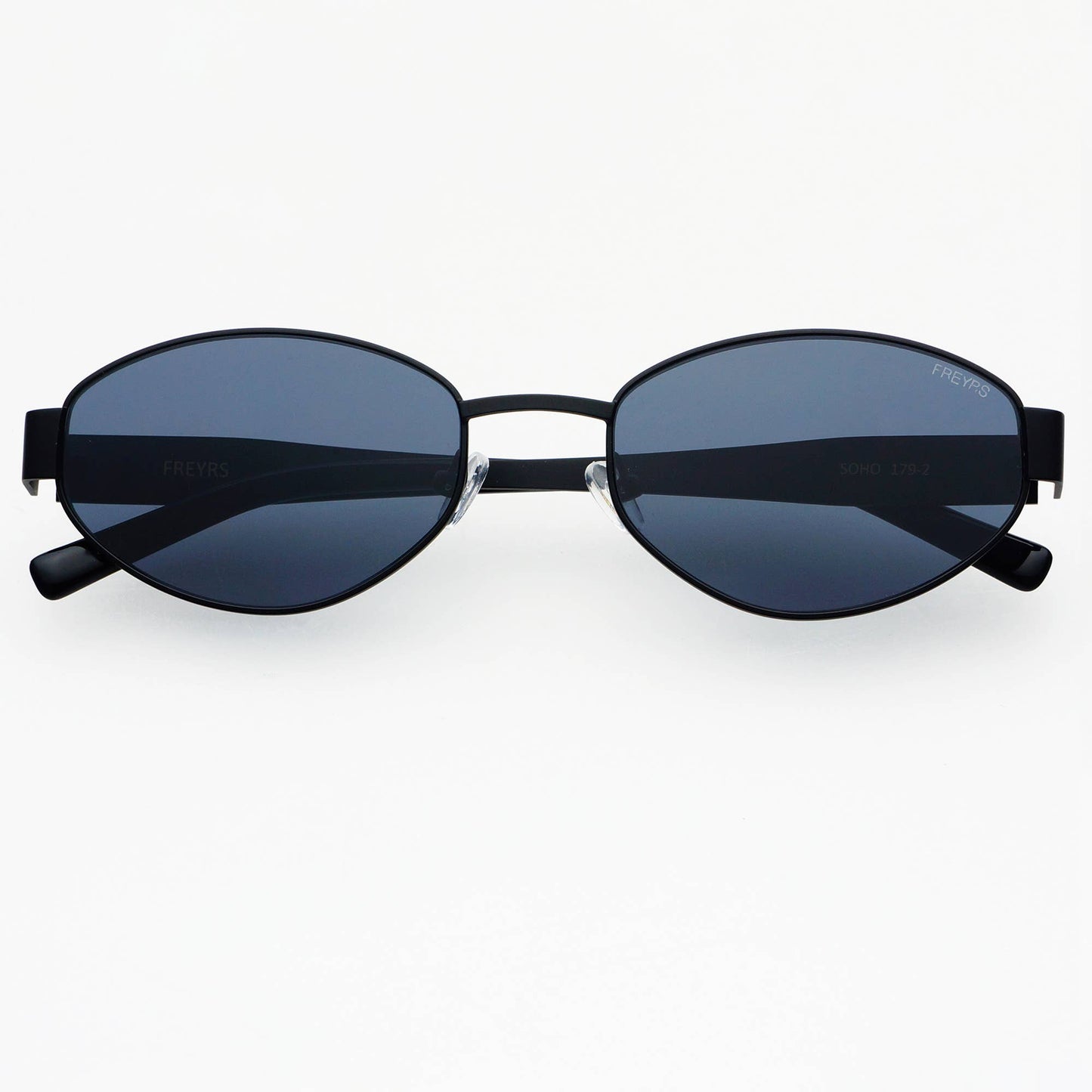 Soho Oval Sunglasses Black