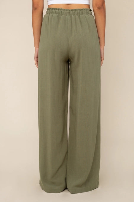 Cove Linen Pant Sage